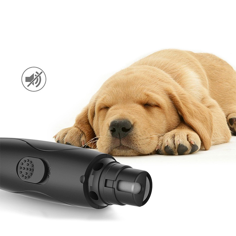 E els, lima de uñas para mascotas, cortaúñas para perros, cortaúñas eléctrico potente con carga USB, cortaúñas con 2 velocidades, Paws sin dolor, aseo triple
