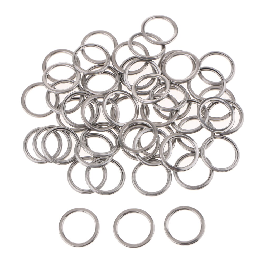 50x Metal Oil Drain Plug Gaskets 12157-10010 For Toyota 4Runner Highlander