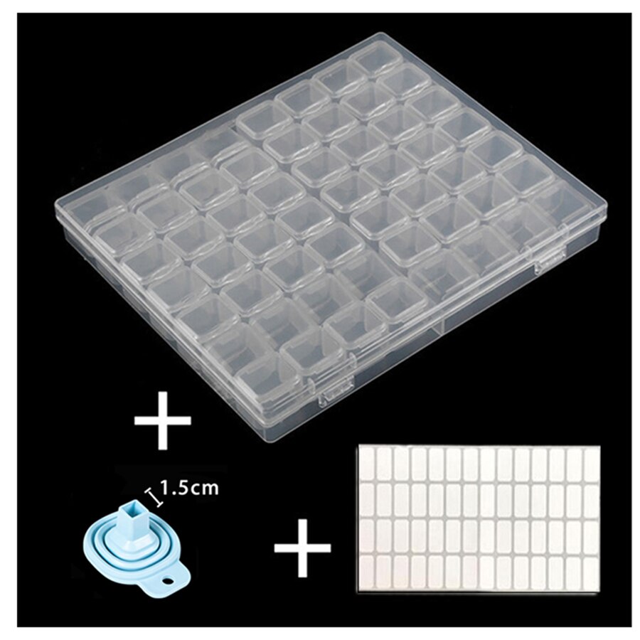 Diamant Malerei Lagerung Kasten Und Werkzeuge Bausatz Erwachsene Oder freundlicher, Diy Diamant Stickerei Zubehör Mosaik Stift Tabletts Pinzette Rolle: 56bai hongtie lou