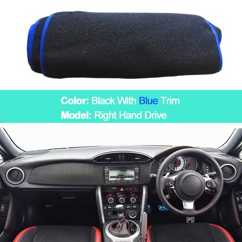 Tapis de tableau de bord intérieur de voiture pour toyota 86 gt86 ft86 subaru brz: Violet