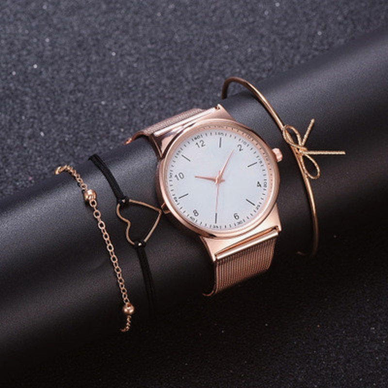 Women Watches Luxury Wrist watch relogio feminino Clock for Women Milanese Steel Lady Rose Gold Quartz Ladies Watch