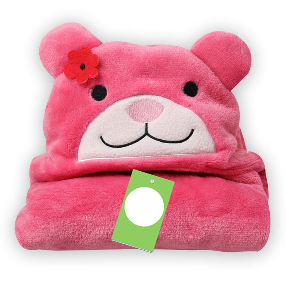 Mooie Animal Baby Badhanddoek Kinderen Hooded Handdoeken Zacht En Comfortabel Pasgeborenen Baby Badjas Kids Hooded Strand Cape Handdoek: PJ3589M