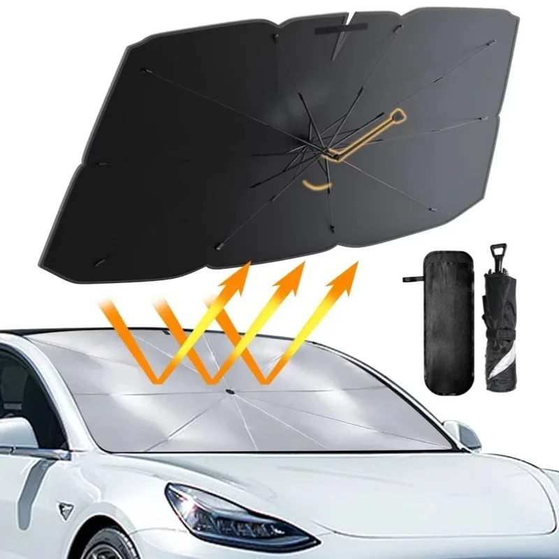 Auto Sonnenschirm Windschutzscheibe Regenschirm Auto Front Sonnenschutz Sonnenschirm Faltbare Schutz Auto Sitz Wärmedämmung Auto Zubehör
