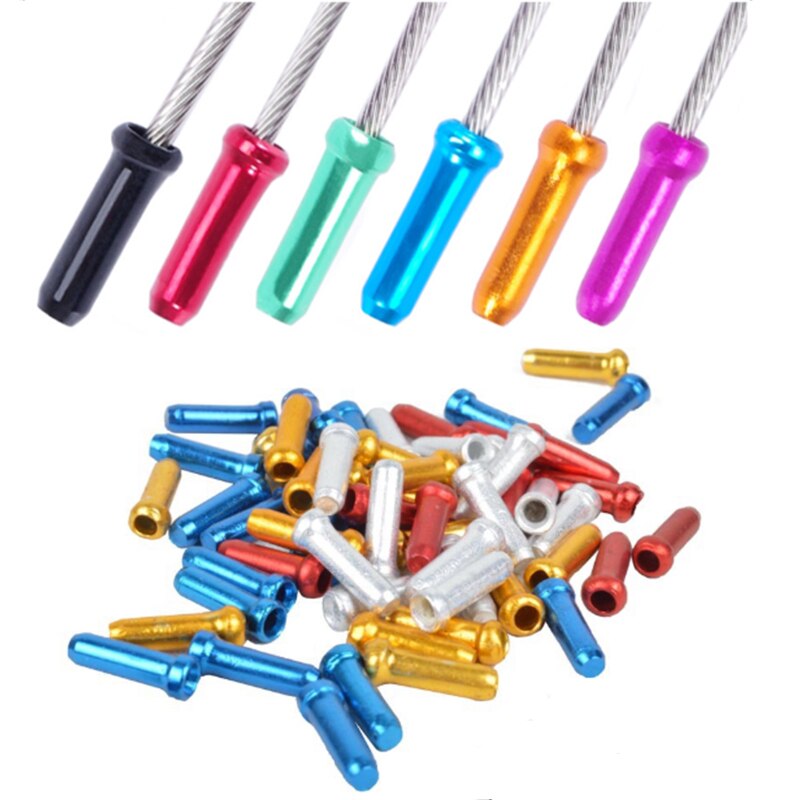 20Pcs MTB Bike bicycle brake cable end Mountain Bicycle Bicycle line tail cap Bike Brake Line Inner Cable End Bicycle Part
