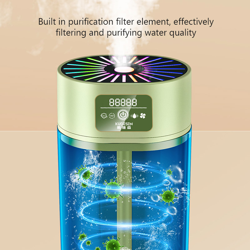 Humidificador de aire de 1,1l, difusor de Aroma de gran capacidad, luz ambiental colorida, humidificador de fragancia, pulverizador de niebla fría para el hogar y la Oficina