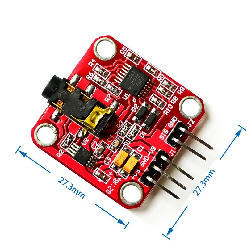 Muscle Signal Sensor Emg Sensor Controller Detects Muscle Activity For Arduino