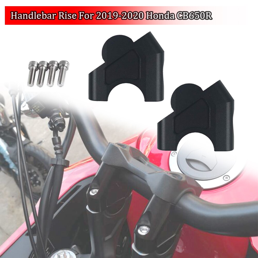 For Honda CB650R CBR650R Handlebar Riser Moves Up Extend Adapter CB CBR 650R Handle Bar Raiser Clamp Height Back