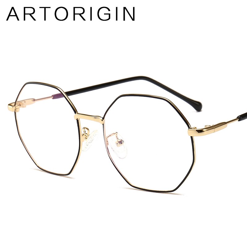 Octagon Glasses Frame Stylish Women Clear Glasses Brand lentes opticos mujer Nerd Frames Oculos de grau feminino