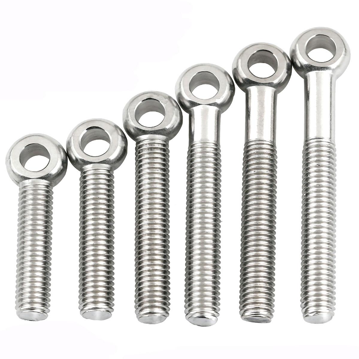Anti-corrosion M5 M6 M8 304 Stainless Steel Ring Link Bolt Fisheye Eye Slip Hole Screw