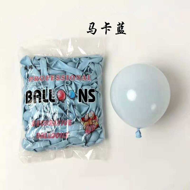 10 stuks /5 inch kleurrijke macaron latex ballon snoepkleurige ballon bruiloft verjaardag feestdecoratie ballon: 05