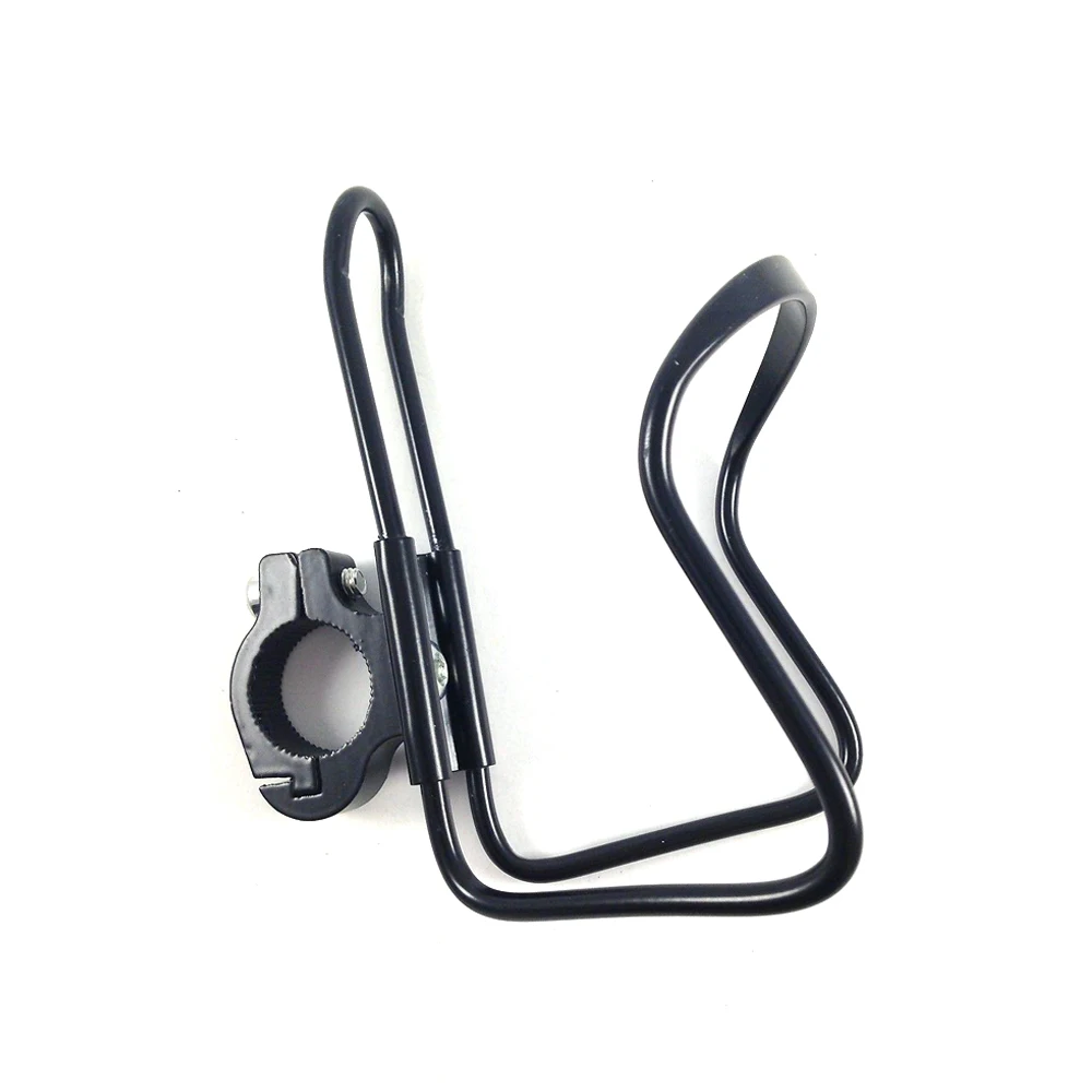 1x Fiets Bidonhouder Beugel Mountainbike Stuur Bottle Mount Fietsen Accessoires Aluminium Fiets Bidonhouder: Black