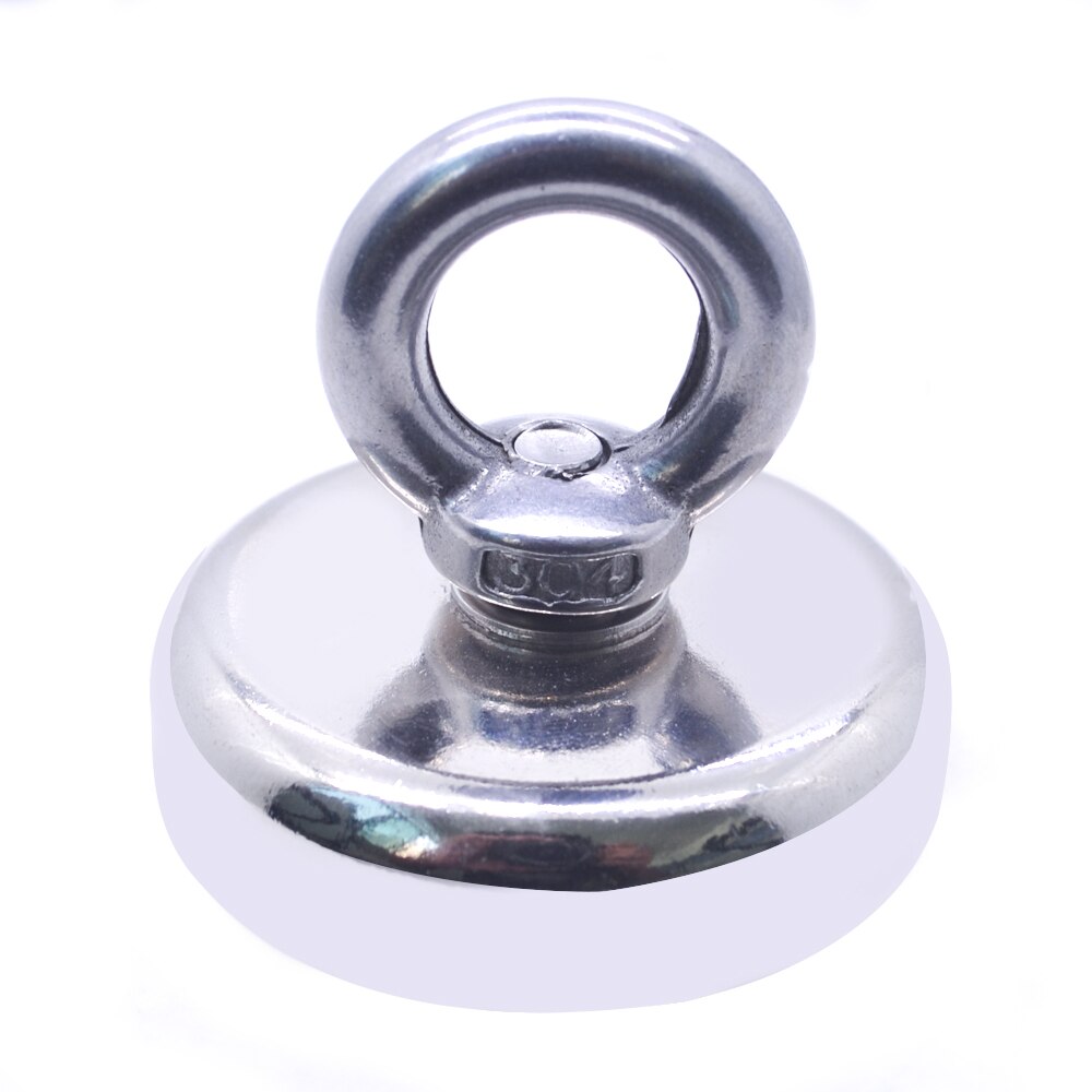 Starke Magnet Topf Angeln Magnet Tiefe Meer Salvage Magnetische Haken Permanent Neodym NdFeB Magnetischen Angeln Werkzeug mit Seil