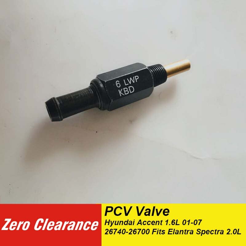 Zeroclearance PCV Ventil26740-26700 Abgas Ventil PCV Ventil Für Hyundai Akzent 1,6 L 01-07 26740-26700 Passt Elantra Spektren 2,0 L