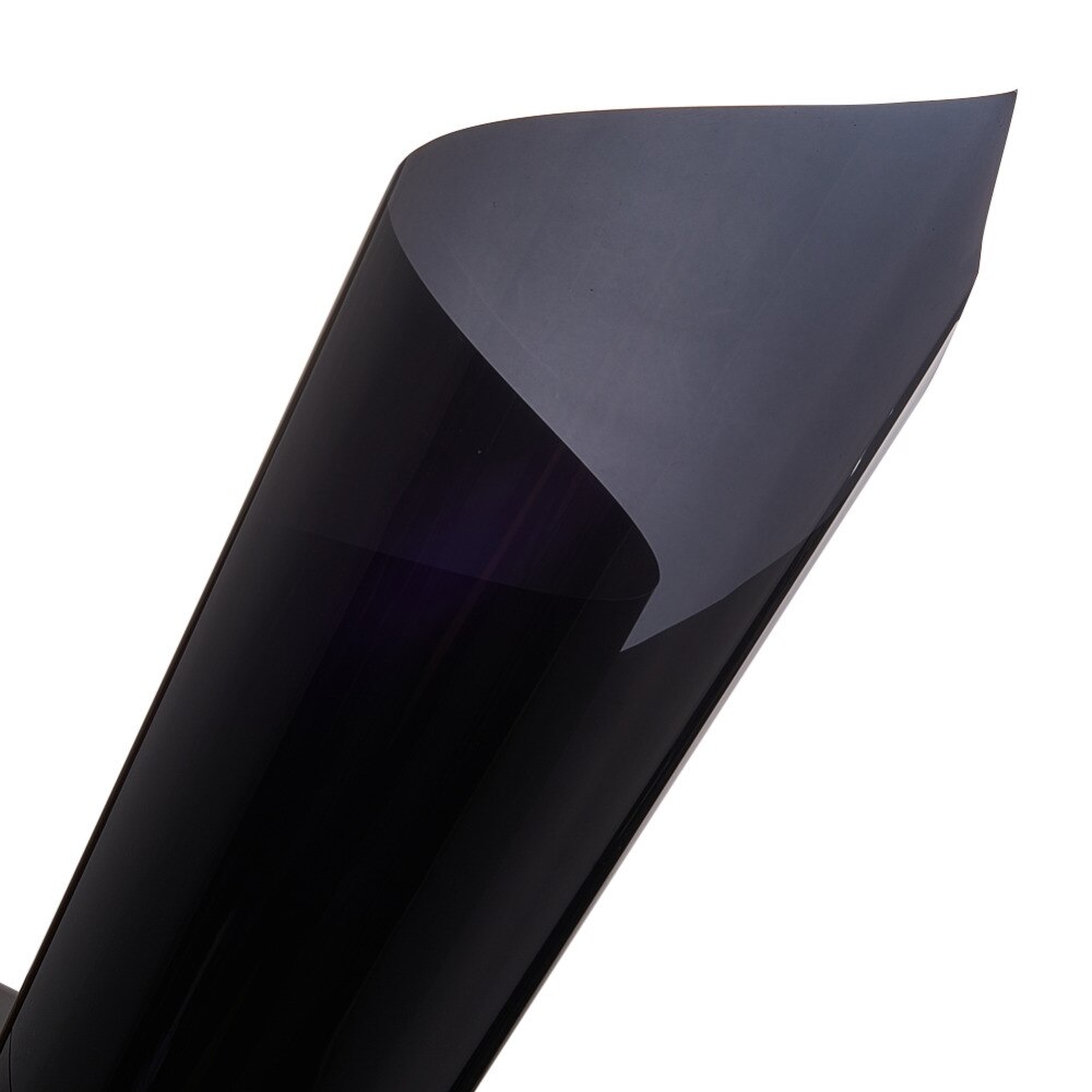 Black Window Tint Film 50*300Cm Auto Sticker Warmte-isolatie Bescherming Uv Verven Voor Side Window Zonneklep