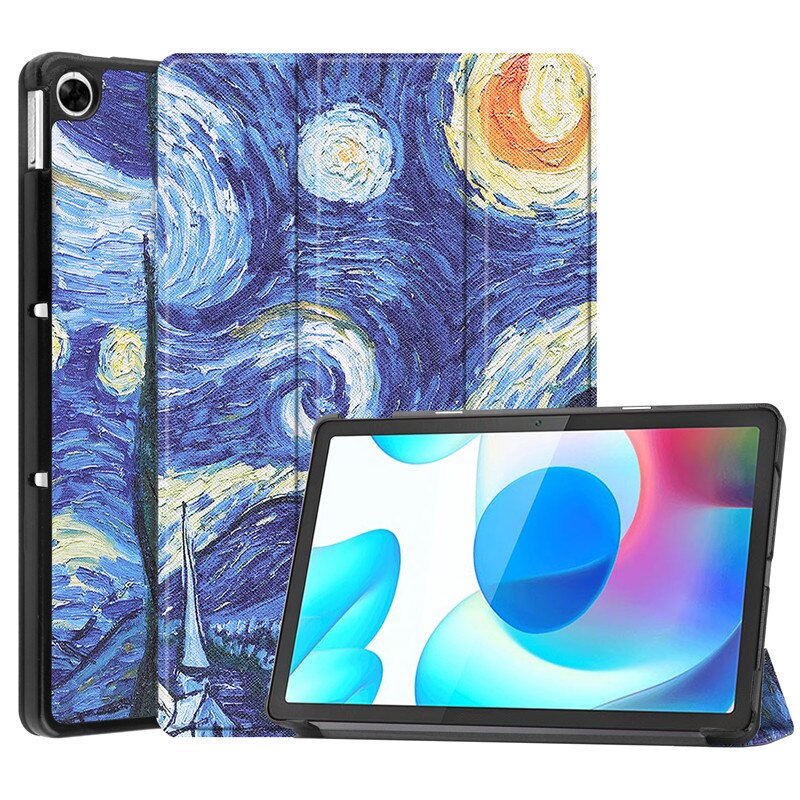 Voor Realme Pad 10.4 Inch Tri-Vouwen Hard Pc Stand Cover Voor Funda Realme Pad cover Case Tablet: XK