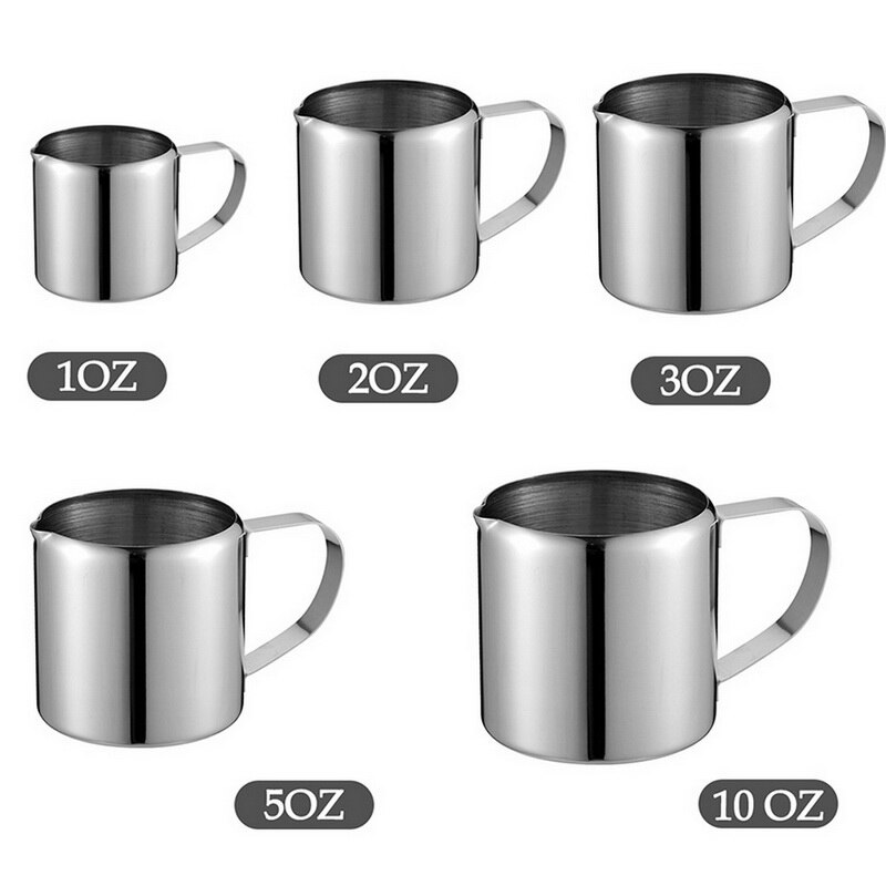 Stainless Steel Milk Frothing Jug Espresso Coffee Mug Pitcher Barista Craft Coffee Cappuccino Cups Latte Pot Kitchen Accessories