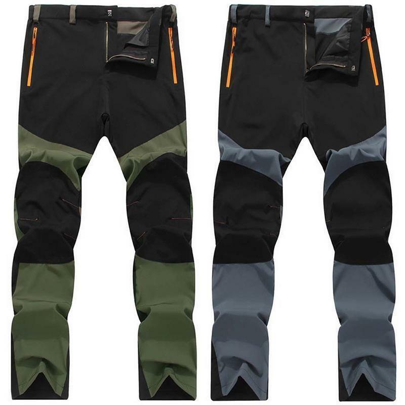 Pantalones de Trekking impermeables a prueba de viento para hombre, cálidos, para senderismo al aire libre