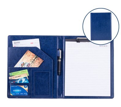 Manager Clipboard Folder Business Conference File Folder Letter Clipboard Storage with Refillable Notepad without Calculator: 1