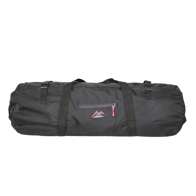 Stor kapacitet hopfällbar tältförvaring bärväska vattentät bagagepåse för camping vandring picknick arrangör promenadhållare: Svart  l 90 x 30 x 30cm