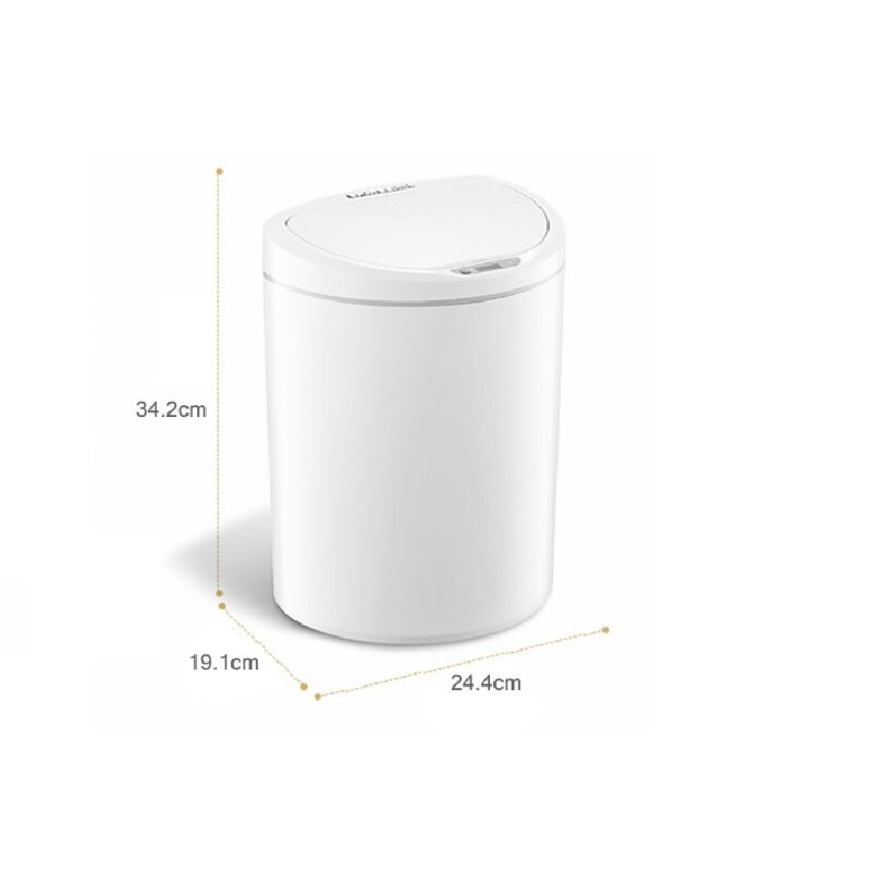 Xiaomi mijia ninestars intelligent sensor søppelbøtte 8/10l kapasitet on-key kontroll justerbar avstand energieffektiv søppelbøtte: 10l
