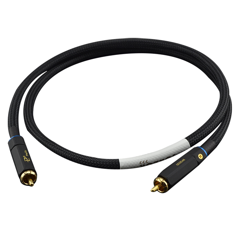 75 Ohm Professionelles HD-Digital-Koaxialkabel RCA auf RCA Stecker auf Stecker Video Audio- für DAC TV SPDIF Gold Lautsprecher HiFi Subwoofer