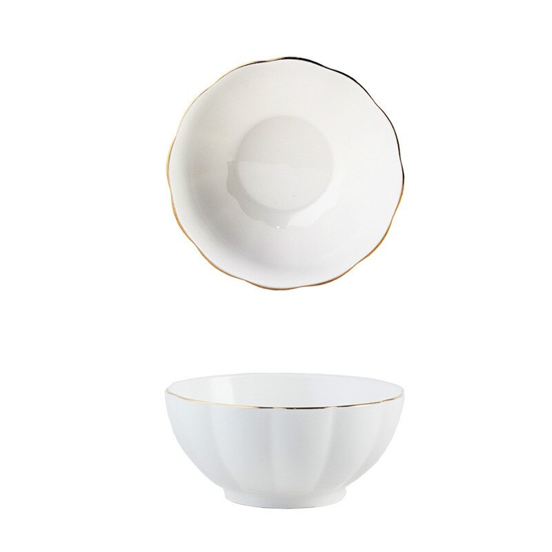 Dish Set Ceramic Plates and Dishes Bone China Tableware Plates ceramic dish dinner set plates and dishes plate dishes: 4.5 inch bowl