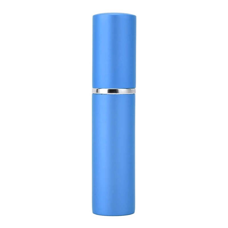 Flacon de parfum vide, 5ml, uniforme, vaporisateur, brume Fine, rechargeable, taille Portable, pour usage extérieur, pour liquide: Bleu