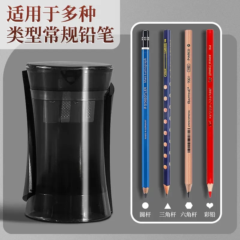 Sacapuntas American Prismacolor Premier con doble orificio, un punto ancho y fino para cobertura y detalles afilados, sacapuntas para escuela y oficina