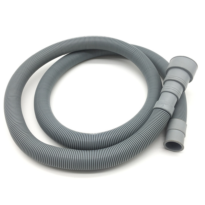 1Pcs 2M/3M PVC Washing Machine Dishwasher Drain Waste Hose Extension Pipe With Bracket Set Wash Machine Ablaufschlauch