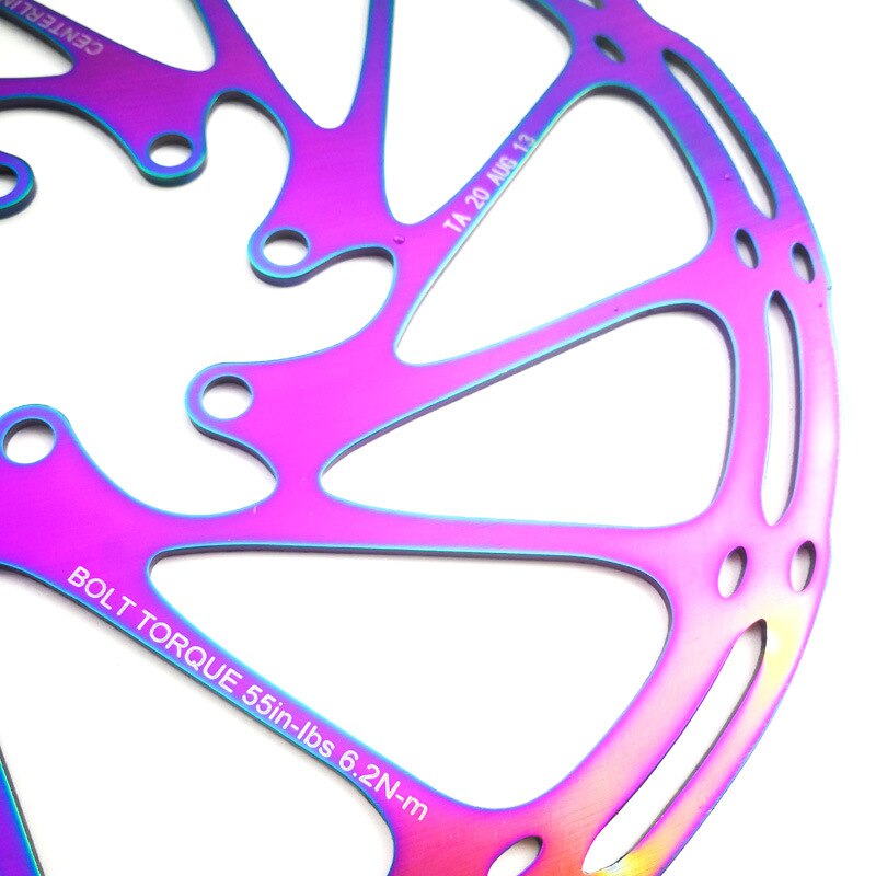 Disques de freins à disque pour Sram, arc-en-ciel, en acier inoxydable, 160mm, 180mm, pour vélo de route, vtt, 6 boulons