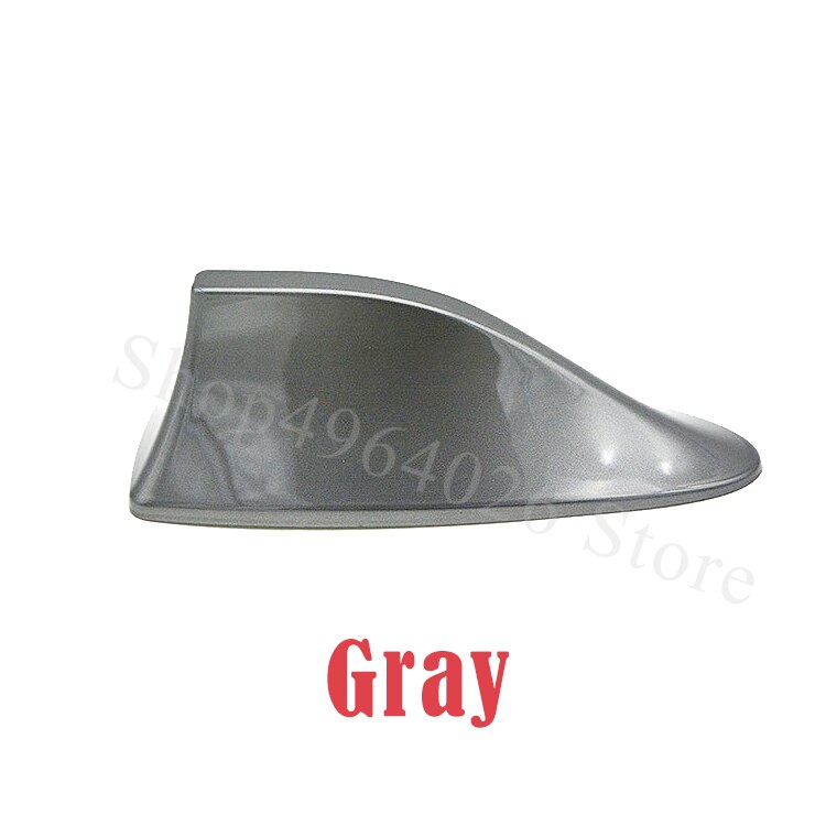 Para Peugeot 307, 206, 308, 407, 207, 3008, 508, 406, 3008 cc sw antenas de señal de coche alerón con forma de aleta de tiburón Accesorios Estilo: gray