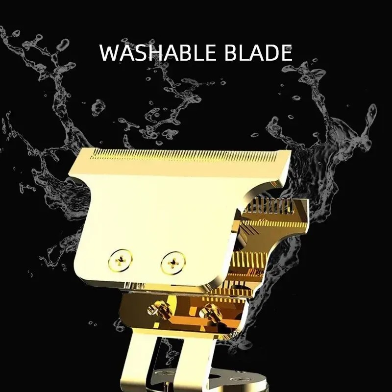 Elektrische haarsnijmachine Vintage T9 Clipper Haar Oplaadbare Man Scheerapparaat Trimmer Voor Heren Kapper Professionele