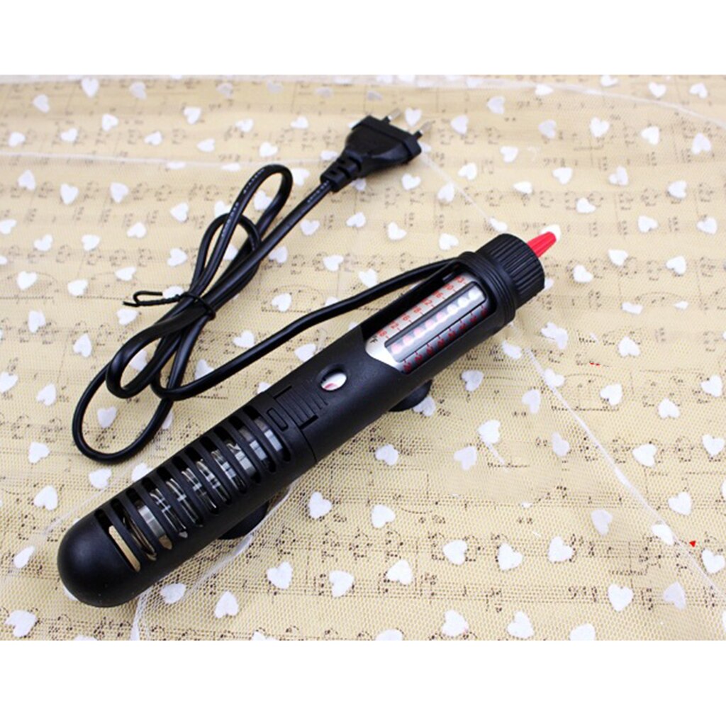 Plastic Aquarium Water Heater Protector Guard, 24cm/30.5cm/36.5cm/42.5cm High, Detachable ( Black )