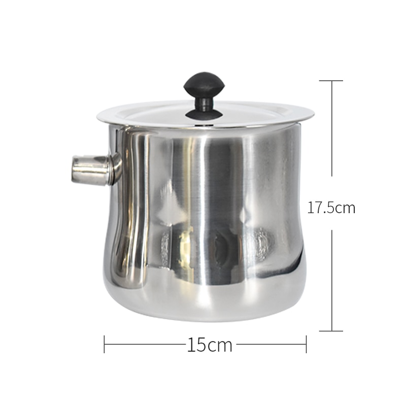 Crisol de cera de abeja de acero inoxidable, olla para colar cera de abejas, herramienta para apicultura, equipo para abejas, tanque para fundir cera de abejas
