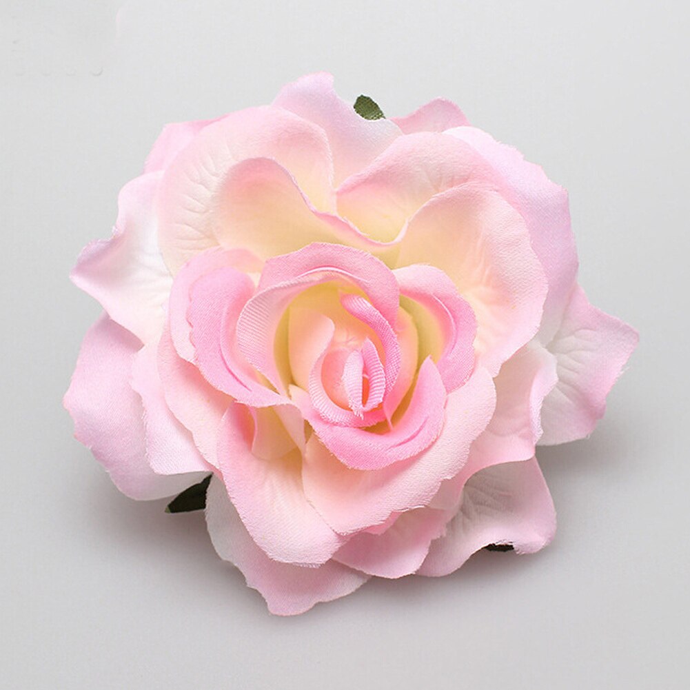 Horquilla de flores rosas para mujer, 1 piezas, broche, pinzas para el pelo de de Boda nupcial, accesorios para el cabello de flores artificiales: Verde militar