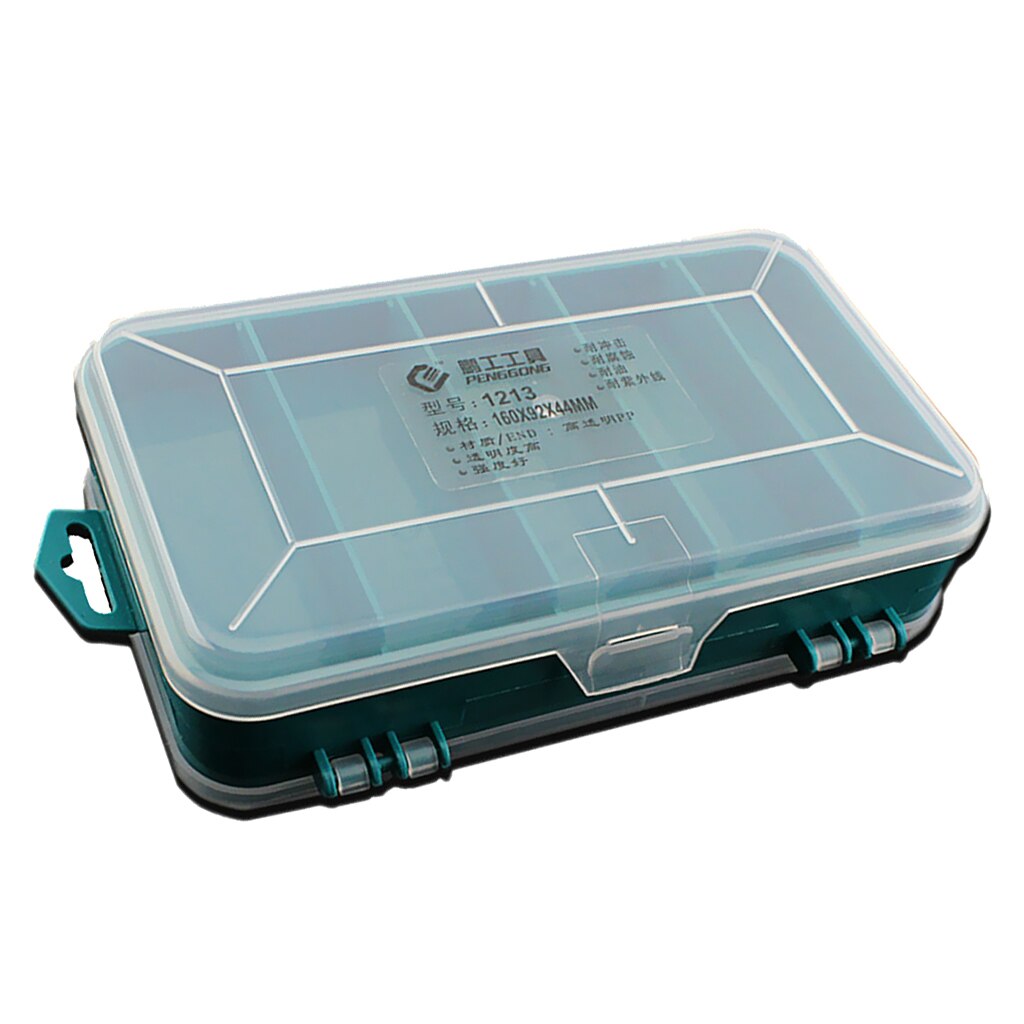 8 Compartment Plastic Craft Storage Box Jewellery Tool Screws Nuts Container