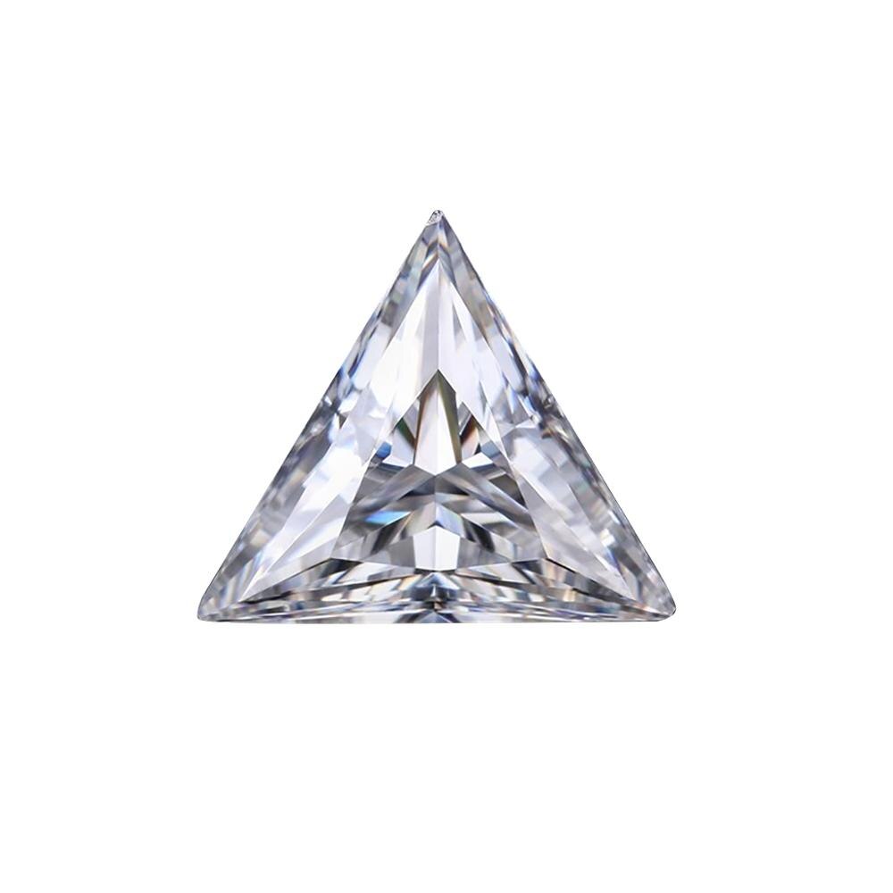 100% Loose Moissanite 0.03ct To 3ct VVS1 D Color Trillion Shape Look Like Real Diamond Pass Tester Gems Stone For Jewelry Making
