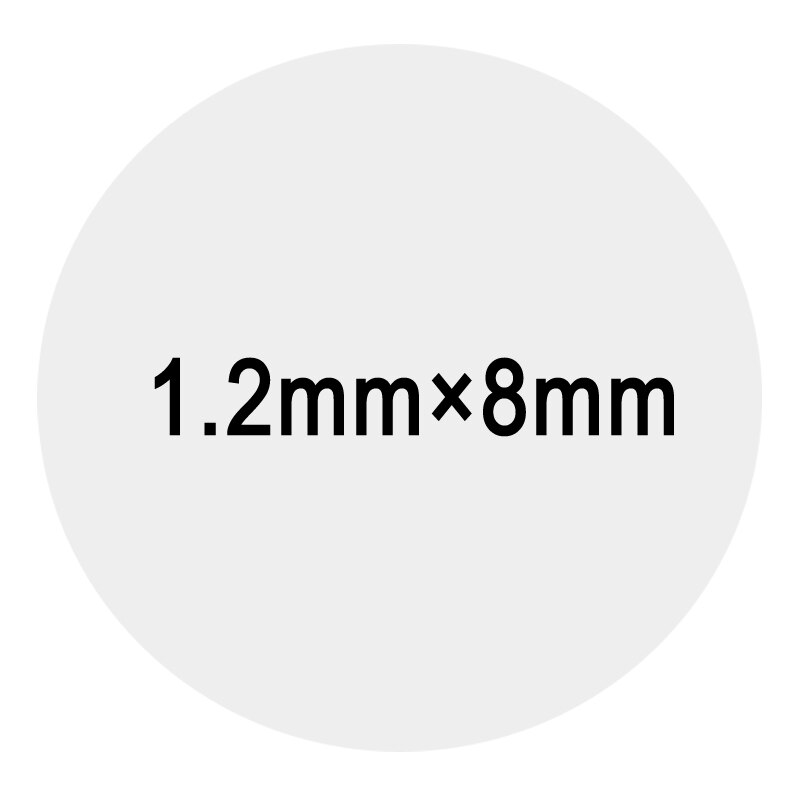 Jeely 50pcs/bag 0.8mm-2.4mm double brass copper crimp tube for spearfishing long line fishing nylon line: 50pcs 1.2mmx8mm