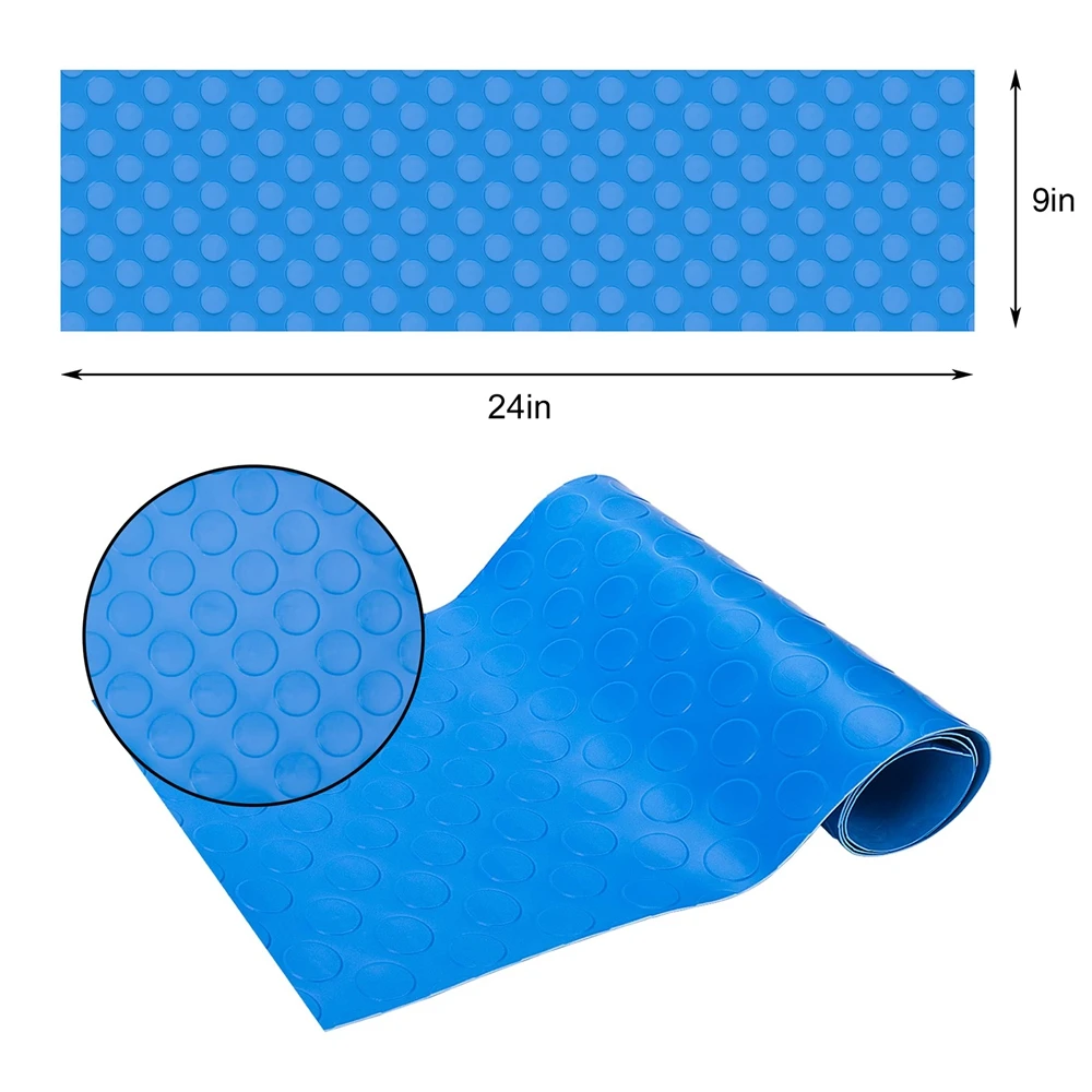 Estera de escalera para piscina, esteras antideslizantes para escalones de piscina, cubierta de barco, estera de Pedal antideslizante, suelo marino, almohadillas de escalera para yate: Morado