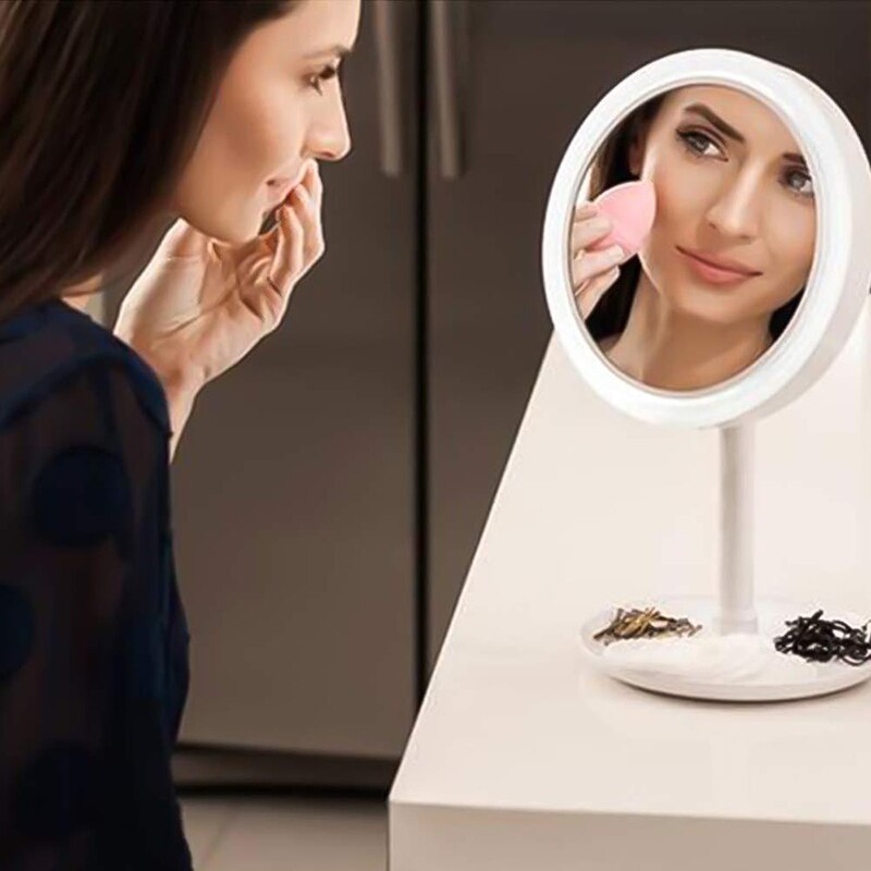 Mirror With Led Light Makeup Mirror Stand For Cosmetics Dressers Led Mirror With Light Side Mirror Folding Set