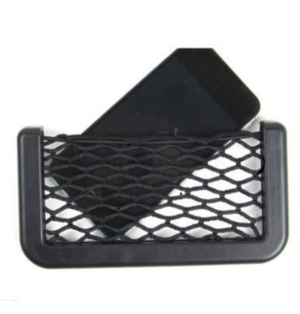 Universal black car seat side net storage pocket for BMW E34 F10 F20 E92 E38 E91 E53 E70 X5 M M3