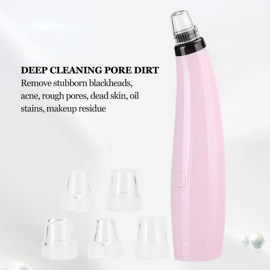 Blackhead Removal Electric Pore Cleaner Wireless Portable Vacuum Blackhead Removal Face Pore Suction Cleaner For Face Cleaning