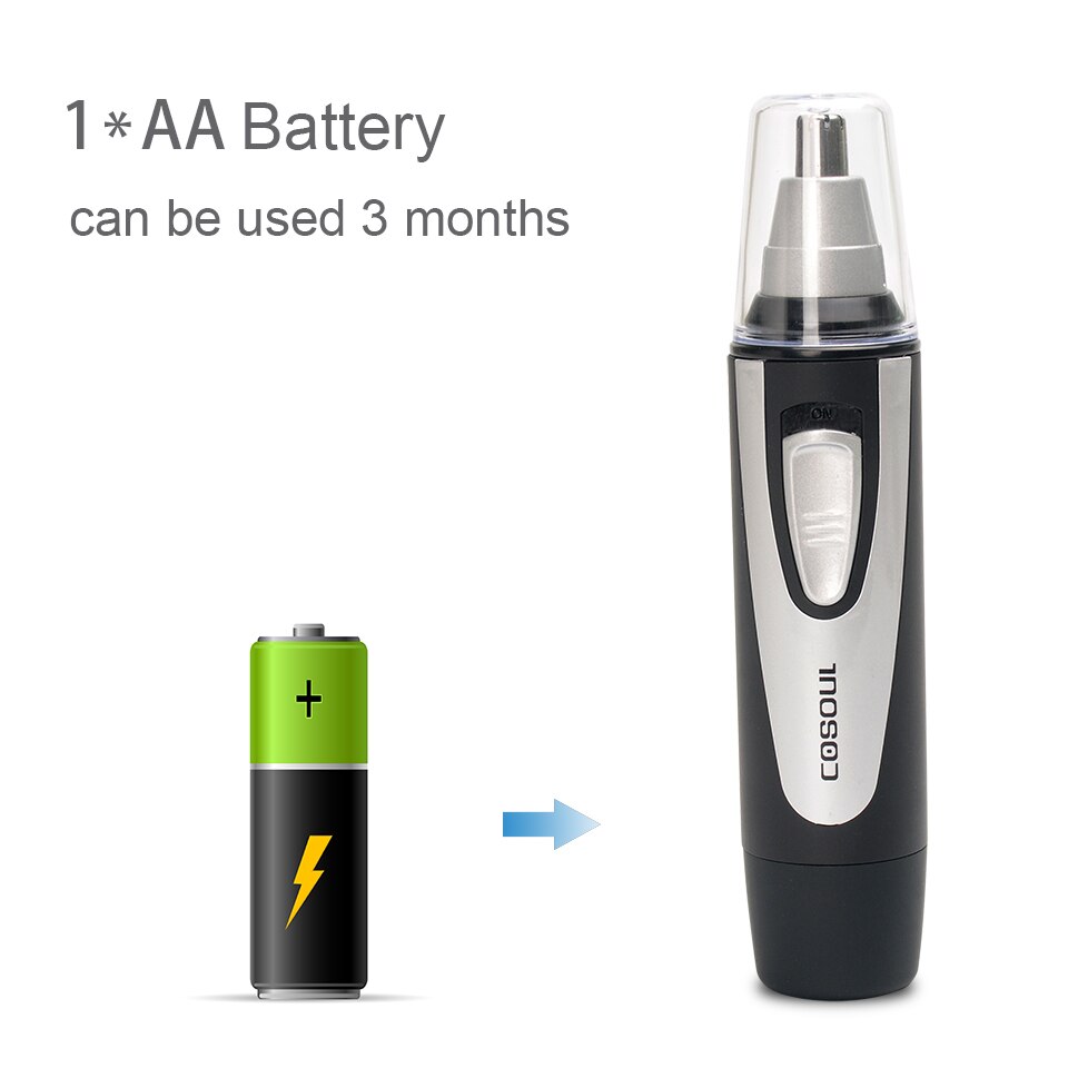 Electric Nose Hair Trimmer Stainless Steel Blade Nose Hair Clipper Ear Hair Trimmer Safe