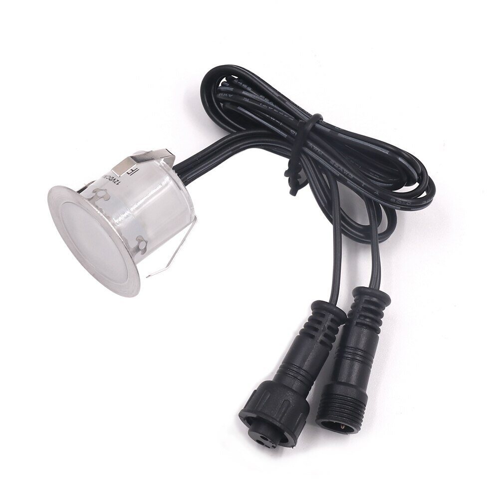 12V LED Deck Light Underground lampa ze stali nierdzewnej wodoodporny IP67 wpuszczone oświetlenie schodowe LED Light Wall Spotlight 16 sztuk/partia