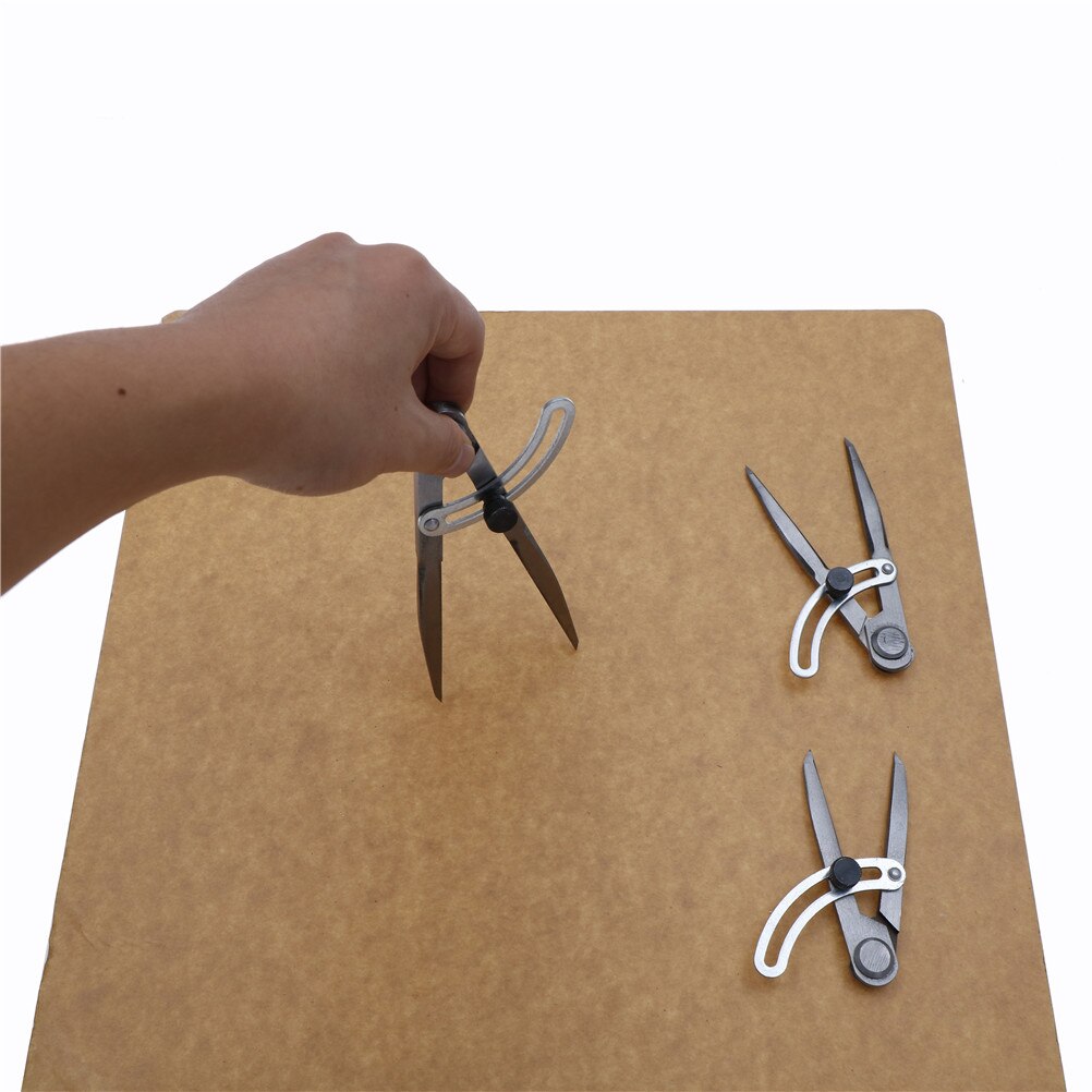 Durable Adjustable Wing Divider Edge Creaser DIY Sewing Leather Metal Craft Tool