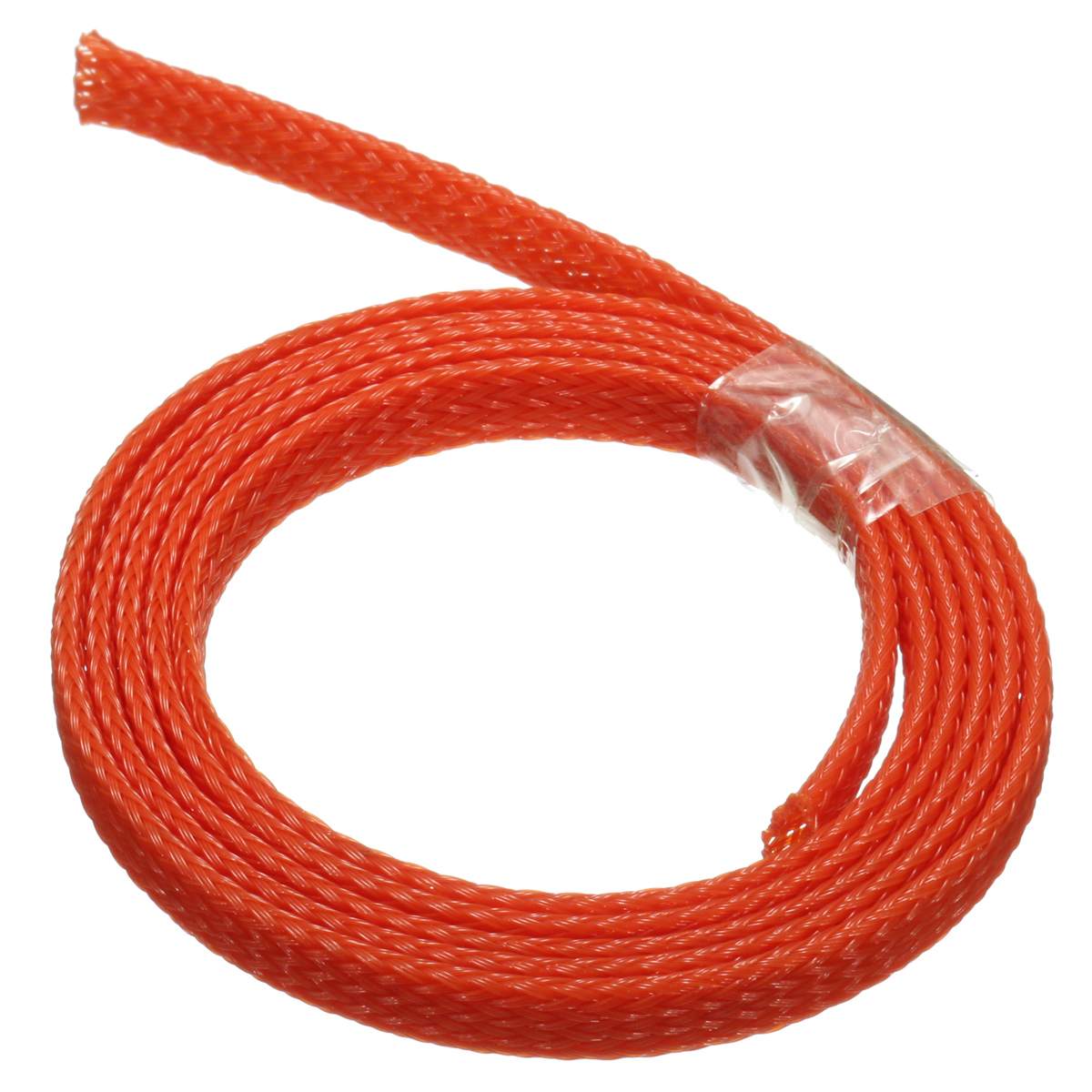 1m 6mm Cable Sleeve Insulated Braided Sleeving Data line protection Wire Cable Flame-retardant nylon tube: Orange / 1x