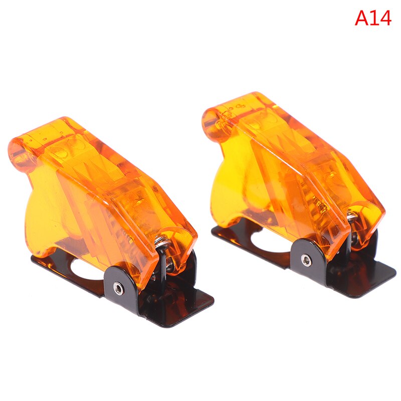 2 pièces Auto Voiture Bateau Camion Led Illuminée Interrupteur À Bascule Avec Sécurité Avion Secousse Couvrent la Garde: 14