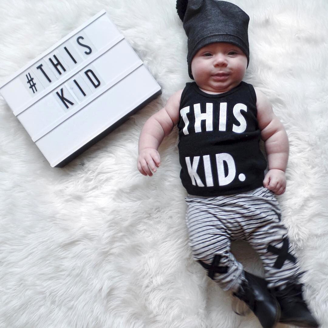 Infant Baby Harem Pants Boys Girls Cartoon Bottoms Long Pants Leggings Trousers