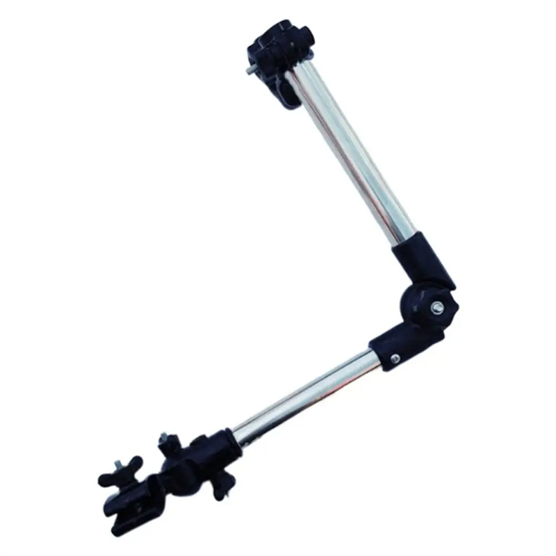 Portaombrelli pieghevole per bicicletta supporto per ombrello addensato per auto elettrica supporto per ombrellone regolabile per passeggino accessori: Default Title