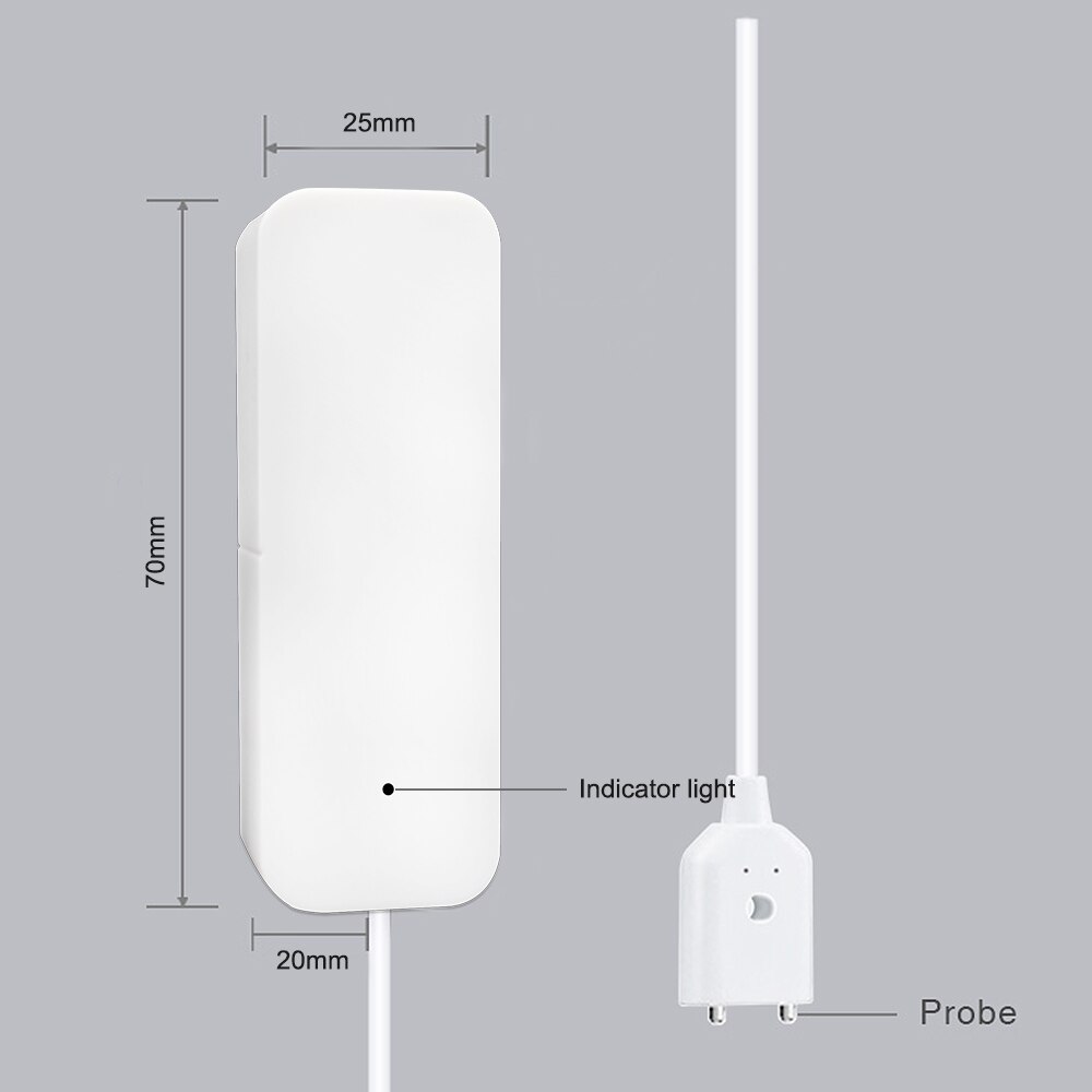 Tuya hausalarmanlage mit wasserleckagealarm, unabhängigem wlan-wasserlecksensor, hochwasseralarm und überlaufalarmsystem